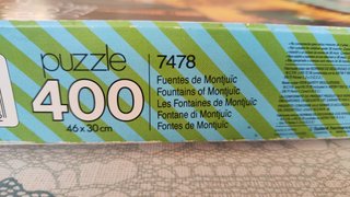 Puzzle Fuentes Montjuic 400 piezas