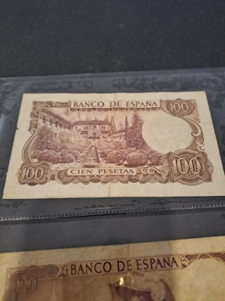 Lote 3 Billetes: España y Serbia