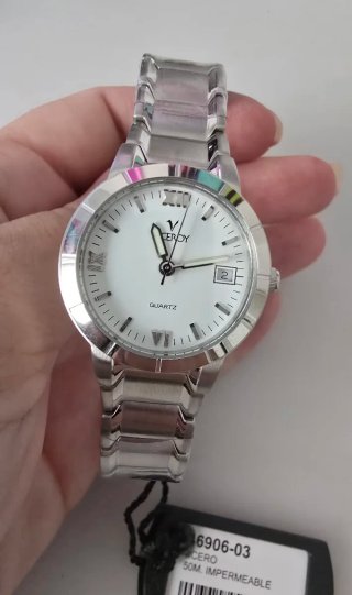 Reloj Viceroy Mujer Plata y Blanco