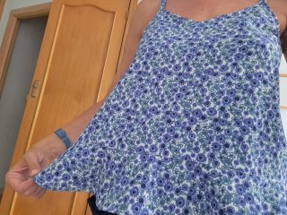 Blusa Amichi flores talla M