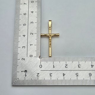 Colgante de oro de 18k. Cruz. 0.93 gr.