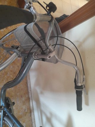 Bicicleta urbana con cesta