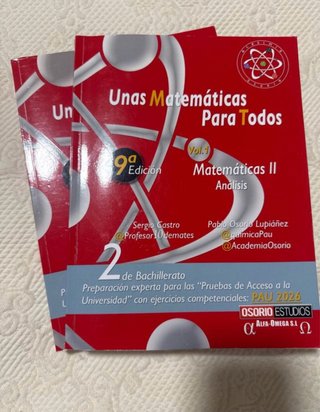 Unas Matemáticas Para Todos 2026 Ultima edición