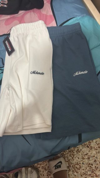 Conjunto McKenzie Shorts Blanco y Azul