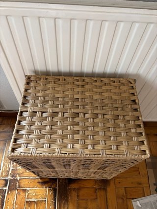 Cesta de mimbre para ropa sucia