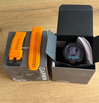 Reloj Garmin Fenix 6X Pro Negro y Naranja