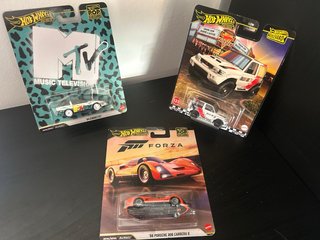 Lote 3 Hot Wheels Premium Caja Original