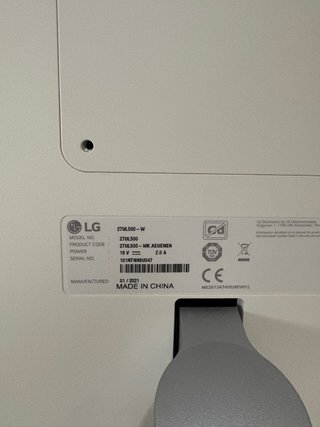 Monitor LG 27 4K UHD