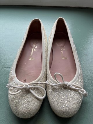 Pretty Ballerinas plateadas con brillos size 34