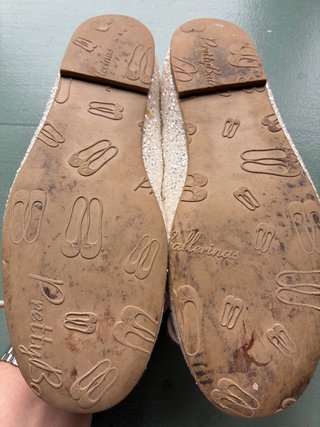 Pretty Ballerinas plateadas con brillos size 34