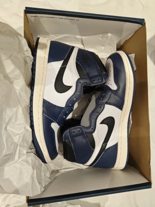 Nike Air Jordan 1 High Azul Blanco