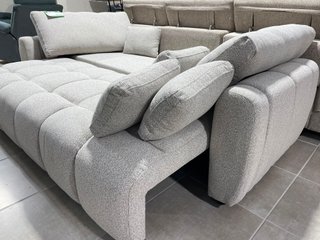 Sofá Cama Grande Gris/Beige
