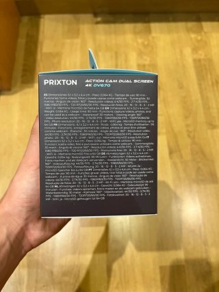 Cámara Deportiva Prixton DV670 4K Dual Screen