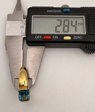 00579 ANILLO ORO CON AGUA MARINA