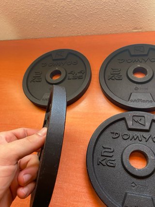 4 Discos de Pesas Domyos 2kg