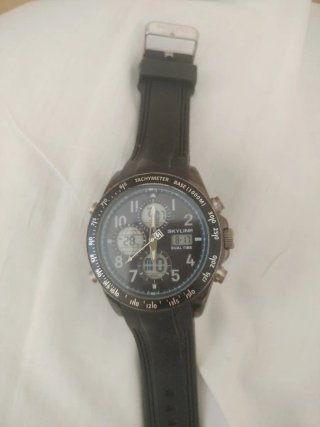 Reloj Skyline Negro Dual Time