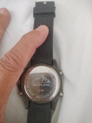 Reloj Skyline Negro Dual Time