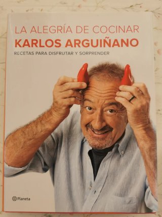 Lote 6 libros de karlos Arguiñano.