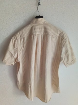 Camisa Pedro del Hierro rayas beige/rojo