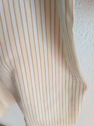 Camisa Pedro del Hierro rayas beige/rojo