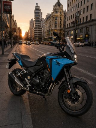 Honda NX500 E-CLUTCH Negra/Azul