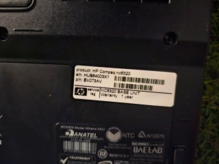 HP Compaq nc6320 Portátil (3 unidades)
