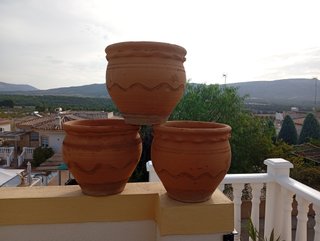 Macetas de cerámica decorativas
