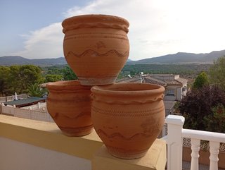 Macetas de cerámica decorativas