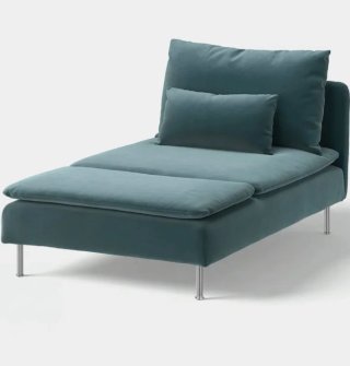 Sofá 3 plazas + chaiselongue tela