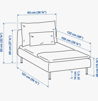 Sofá 3 plazas + chaiselongue tela