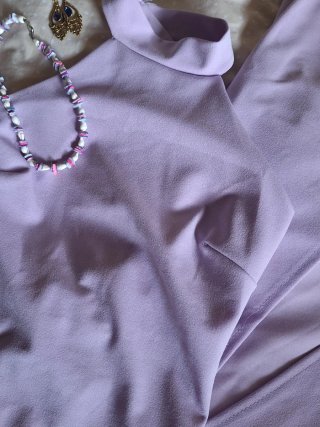 Vestido lila elegante Y2K