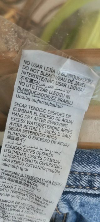 Bermuda vaquera Springfield azul.