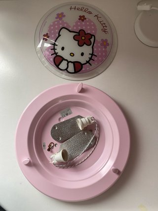 Lámpara Techo Plafón Hello Kitty Rosa