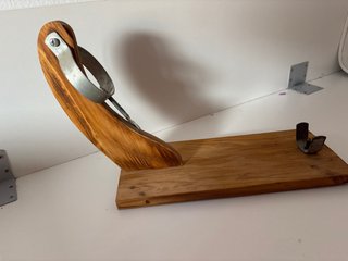 Soporte Jamonero Madera y Metal