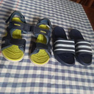 Comjunto, Sandalias  Geox y chanclas, Flash