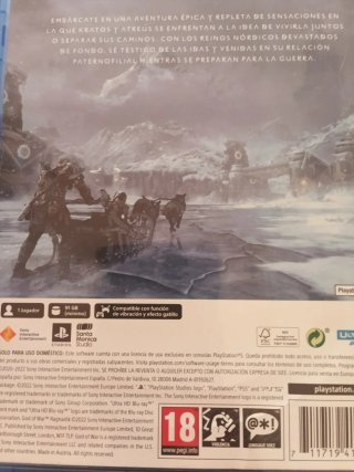 God of War PS4 y PS5 Ragnarök