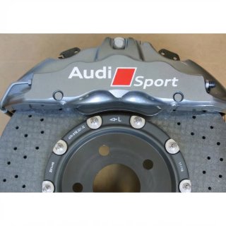 4 Pegatinas pinzas de freno Audi Sport 10x2.5 cm