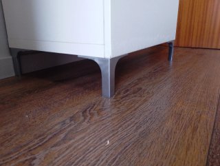 Modulo cajón blanco con patas de Ikea Bestå