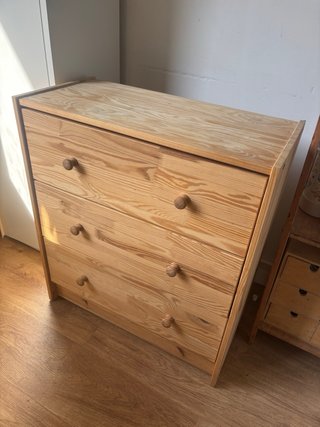 Cajonera Ikea 3 cajones  Cómoda de madera