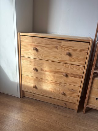 Cajonera Ikea 3 cajones  Cómoda de madera