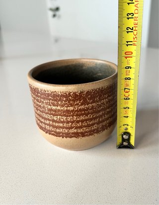 Macetero cerámica vintage Serra 60s