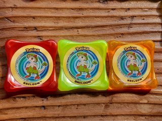 Lote 12 tazos Pokémon Waps. 2003.