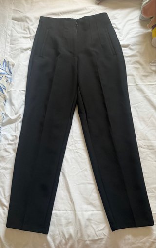 Pantalones Zara Pinza Beige Talla M