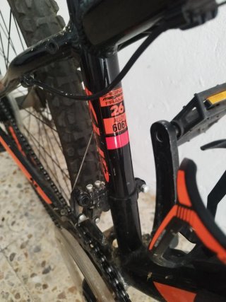 Bicicleta Montaña Merida K12 Negra/Naranja