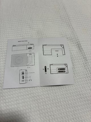 Radio SPC Transistor Negra Precio v.p. 29,00€ 13X8
