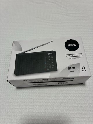 Radio SPC Transistor Negra Precio v.p. 29,00€ 13X8