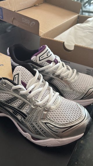 Asics Gel Kayano Morado/Plata