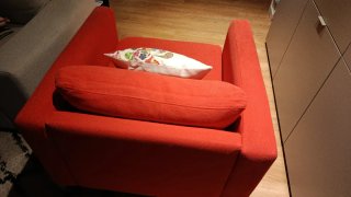Poltrona Karlstad Ikea Rosso