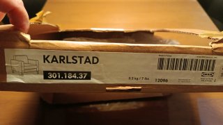 Poltrona Karlstad Ikea Rosso