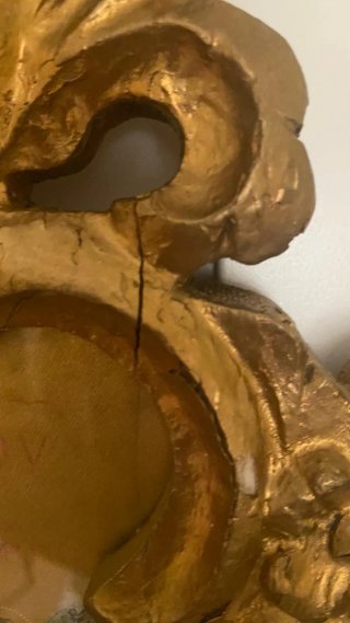 Icono religioso dorado 55 cm